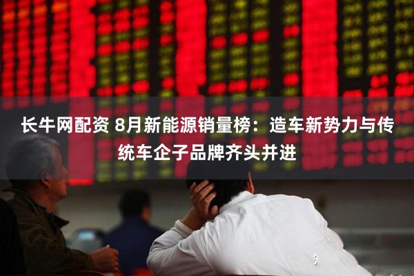 长牛网配资 8月新能源销量榜：造车新势力与传统车企子品牌齐头并进