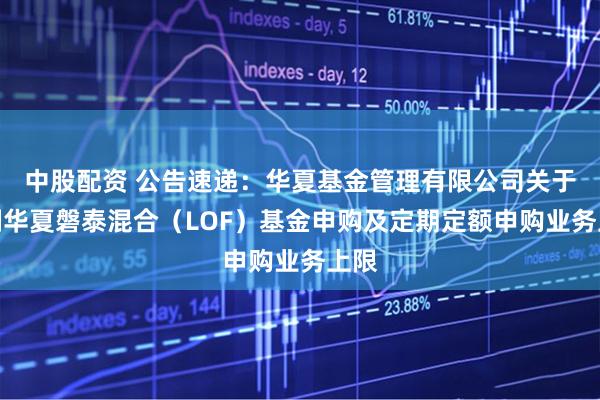 中股配资 公告速递:华夏基金管理有限公司关于限制华夏磐泰混合(LOF)基金申购及定期定额申购业务上限
