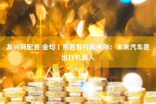 友兴网配资 金句丨京西智行陈伟刚：未来汽车是出行机器人